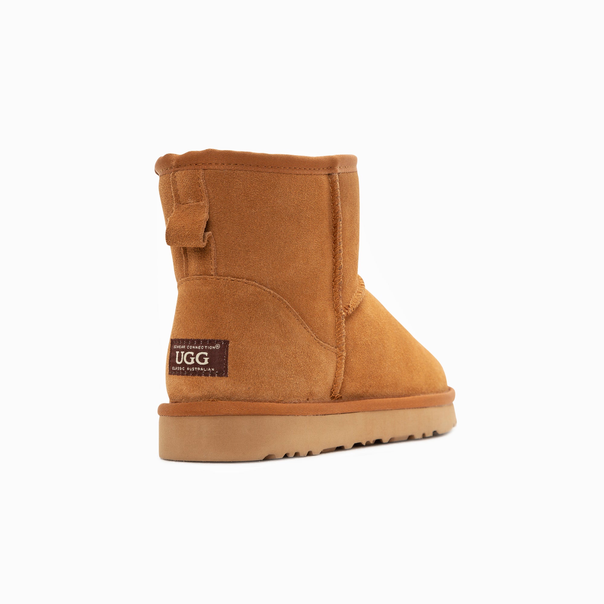 Ugg Boots Genuine Australian Sheepskin Unisex Mini Classic Suede (Chestnut, EU39) V317-OB664-CHESTNUT-39