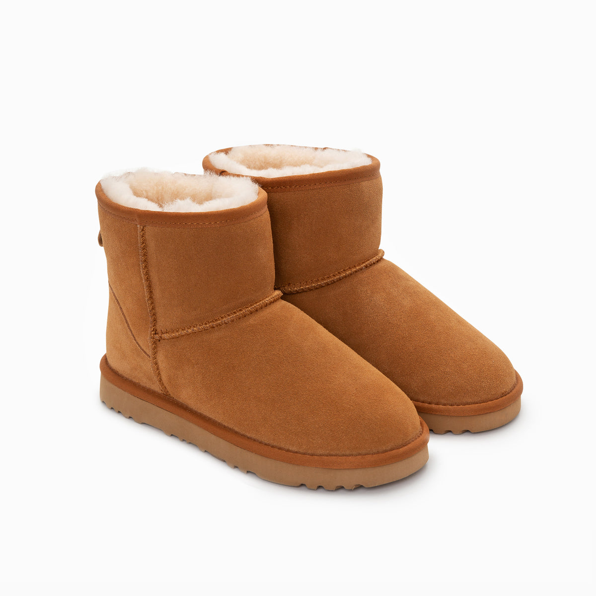 Ugg Boots Genuine Australian Sheepskin Unisex Mini Classic Suede (Chestnut, EU39) V317-OB664-CHESTNUT-39