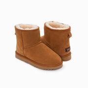 Ugg Boots Genuine Australian Sheepskin Unisex Mini Classic Suede (Chestnut, EU39) V317-OB664-CHESTNUT-39