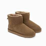 Ugg Boots Genuine Australian Sheepskin Unisex Mini Classic Suede (Olive, EU40) V317-OB664-OLIVE-40