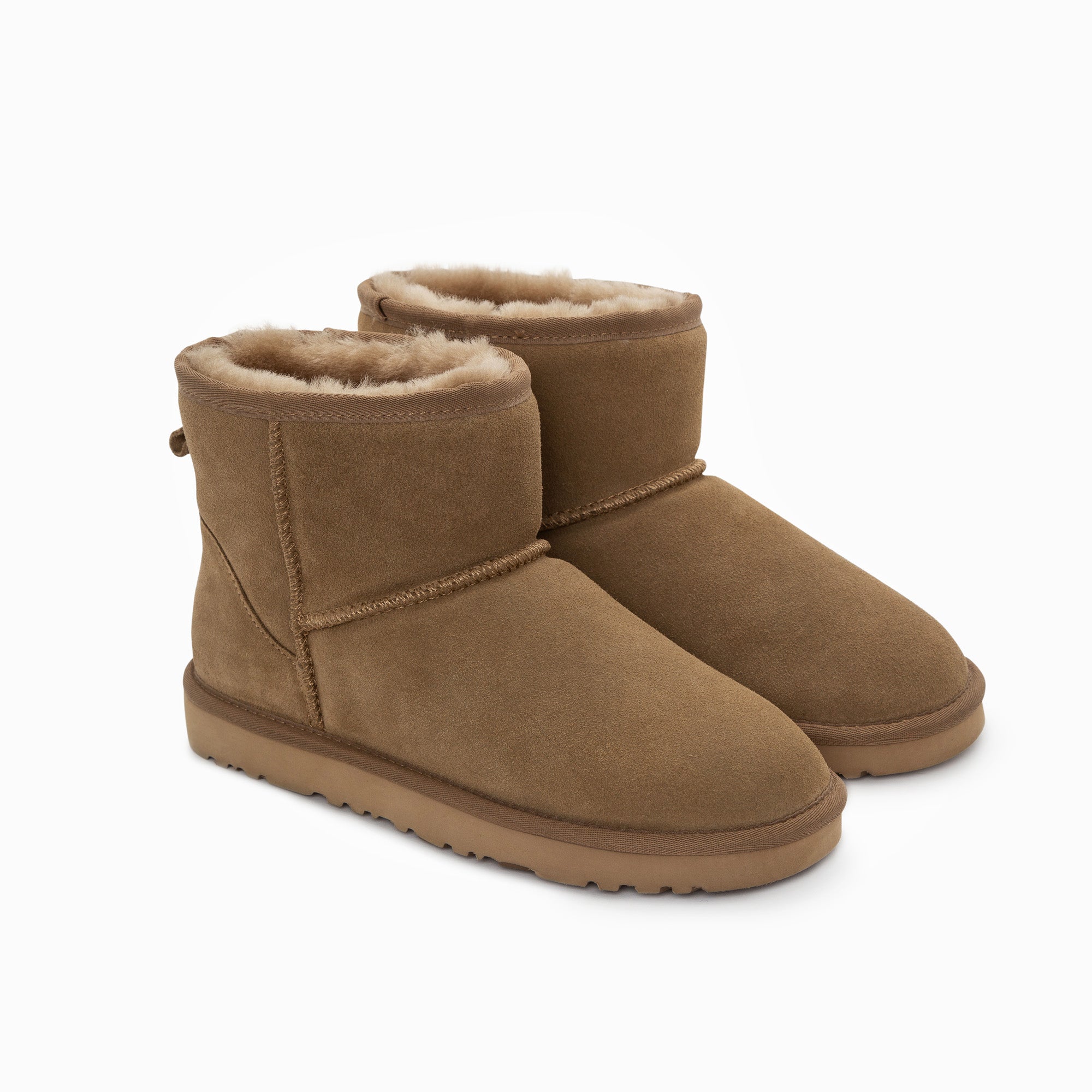Ugg Boots Genuine Australian Sheepskin Unisex Mini Classic Suede (Olive, EU40) V317-OB664-OLIVE-40