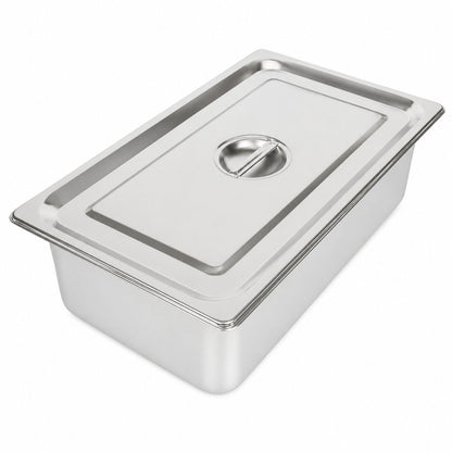 Commercial Stainless Steel GN 1/1 150mm Deep Gastronorm Bain Marie Buffet Steam Table Food Pan with Lid