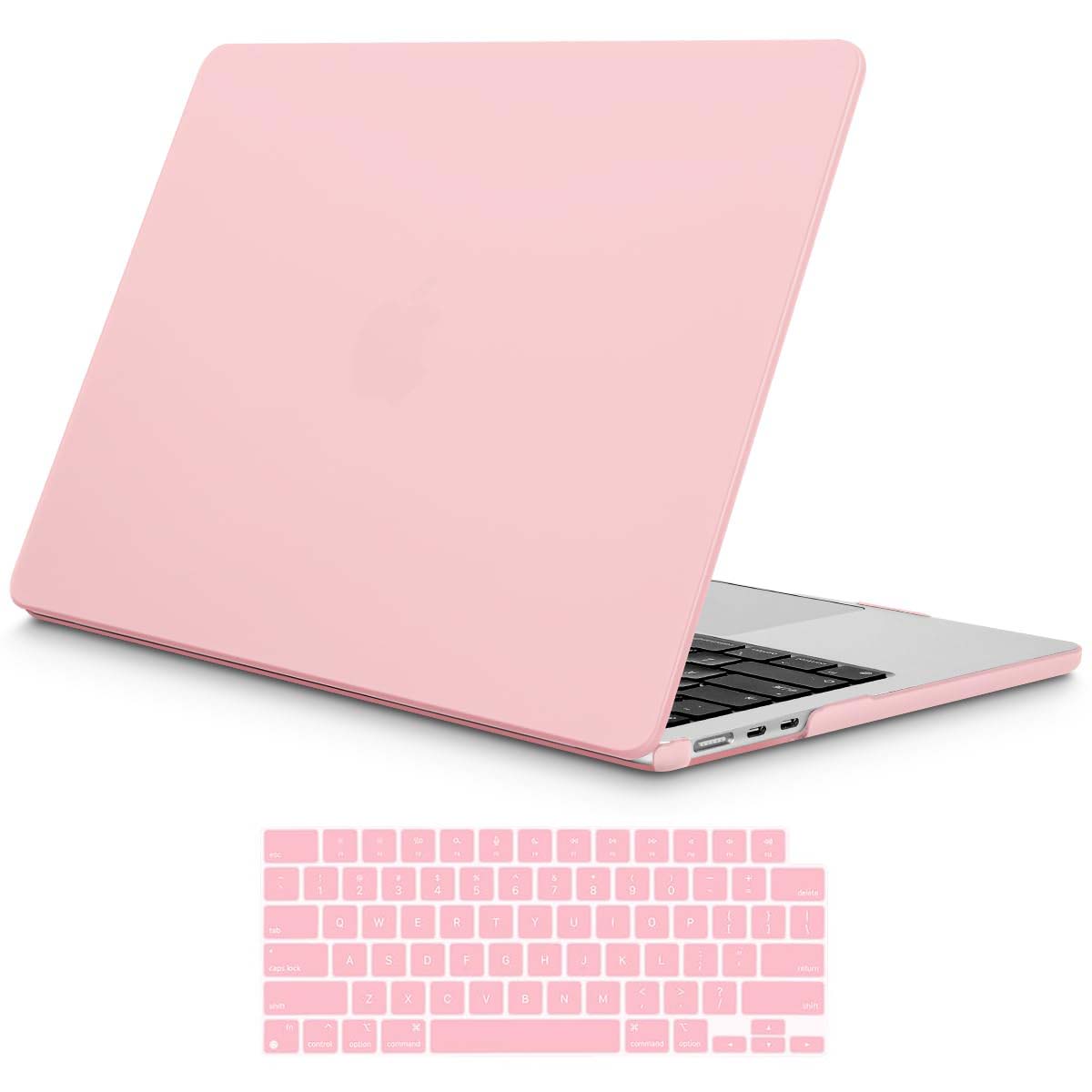 15 inch Air 2023 MacBook Air Matte Case A2941 M2 Chip Hard Shell Case Keyboard Cover Sold Pink V324-15AIR-A2941-BPINK