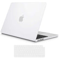 15 inch Air 2023 MacBook Air Matte Case A2941 M2 Chip Hard Shell Case Keyboard Cover White V324-15AIR-A2941-CLEAR