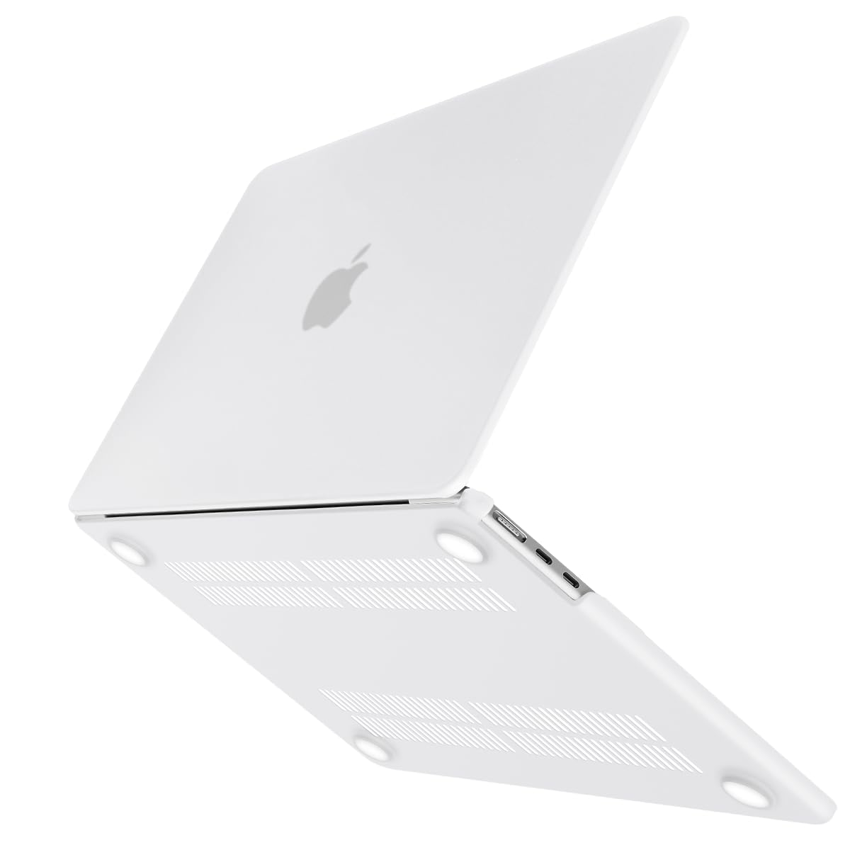 15 inch Air 2023 MacBook Air Matte Case A2941 M2 Chip Hard Shell Case Keyboard Cover White V324-15AIR-A2941-CLEAR