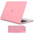 15 inch Air 2023 MacBook Air Matte Case A2941 M2 Chip Hard Shell Case Keyboard Cover Pink V324-15AIR-A2941-PINK