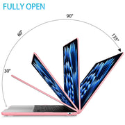 15 inch Air 2023 MacBook Air Matte Case A2941 M2 Chip Hard Shell Case Keyboard Cover Pink V324-15AIR-A2941-PINK