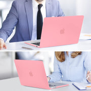 15 inch Air 2023 MacBook Air Matte Case A2941 M2 Chip Hard Shell Case Keyboard Cover Pink V324-15AIR-A2941-PINK