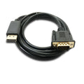1.8M Display Port DP Male To VGA/M Cable Converter Connector Adaptor V324-18-DPVGA