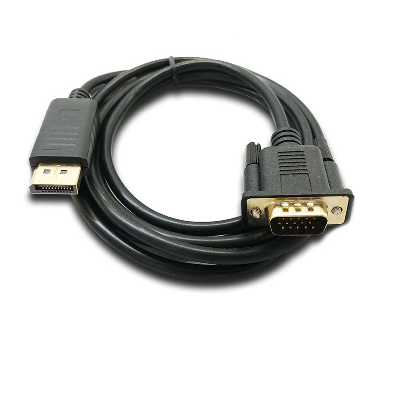 1.8M Display Port DP Male To VGA/M Cable Converter Connector Adaptor V324-18-DPVGA