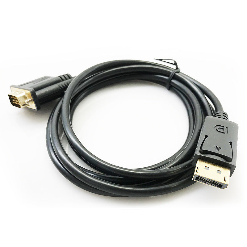 1.8M Display Port DP Male To VGA/M Cable Converter Connector Adaptor V324-18-DPVGA