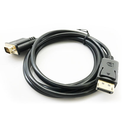 1.8M Display Port DP Male To VGA/M Cable Converter Connector Adaptor V324-18-DPVGA