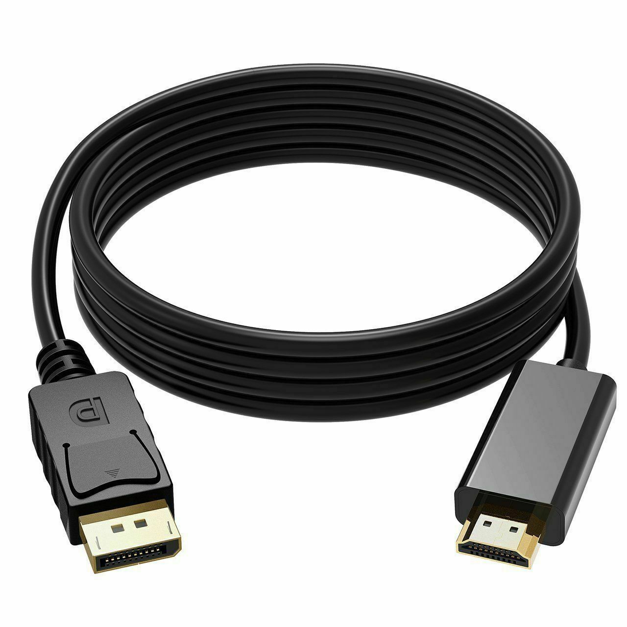 1.8m DisplayPort Display Port DP Gold to HDMI Male Video Audio Converter Cable V324-18-HDMIDP