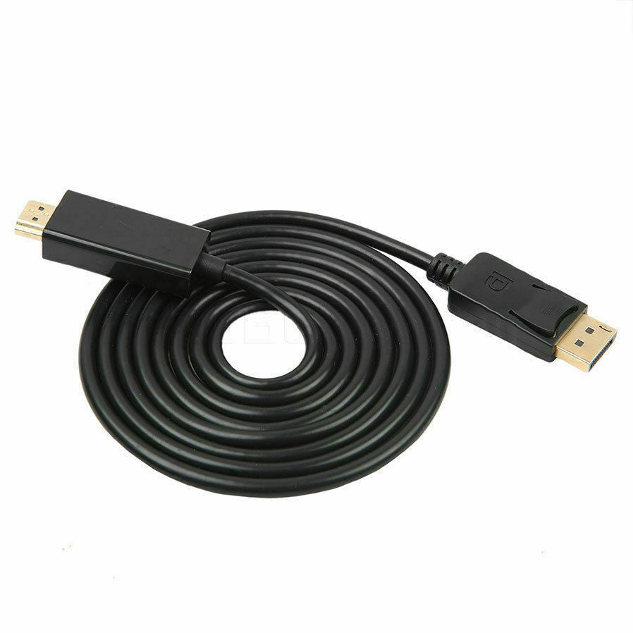 1.8m DisplayPort Display Port DP Gold to HDMI Male Video Audio Converter Cable V324-18-HDMIDP