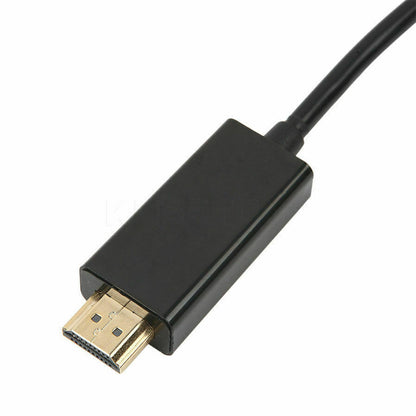 1.8m DisplayPort Display Port DP Gold to HDMI Male Video Audio Converter Cable V324-18-HDMIDP