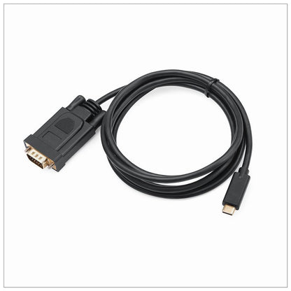 1.8M Type C USB-C Thunderbolt 3 to VGA Cable Male to Male Converter for MacBook V324-18TCVGA