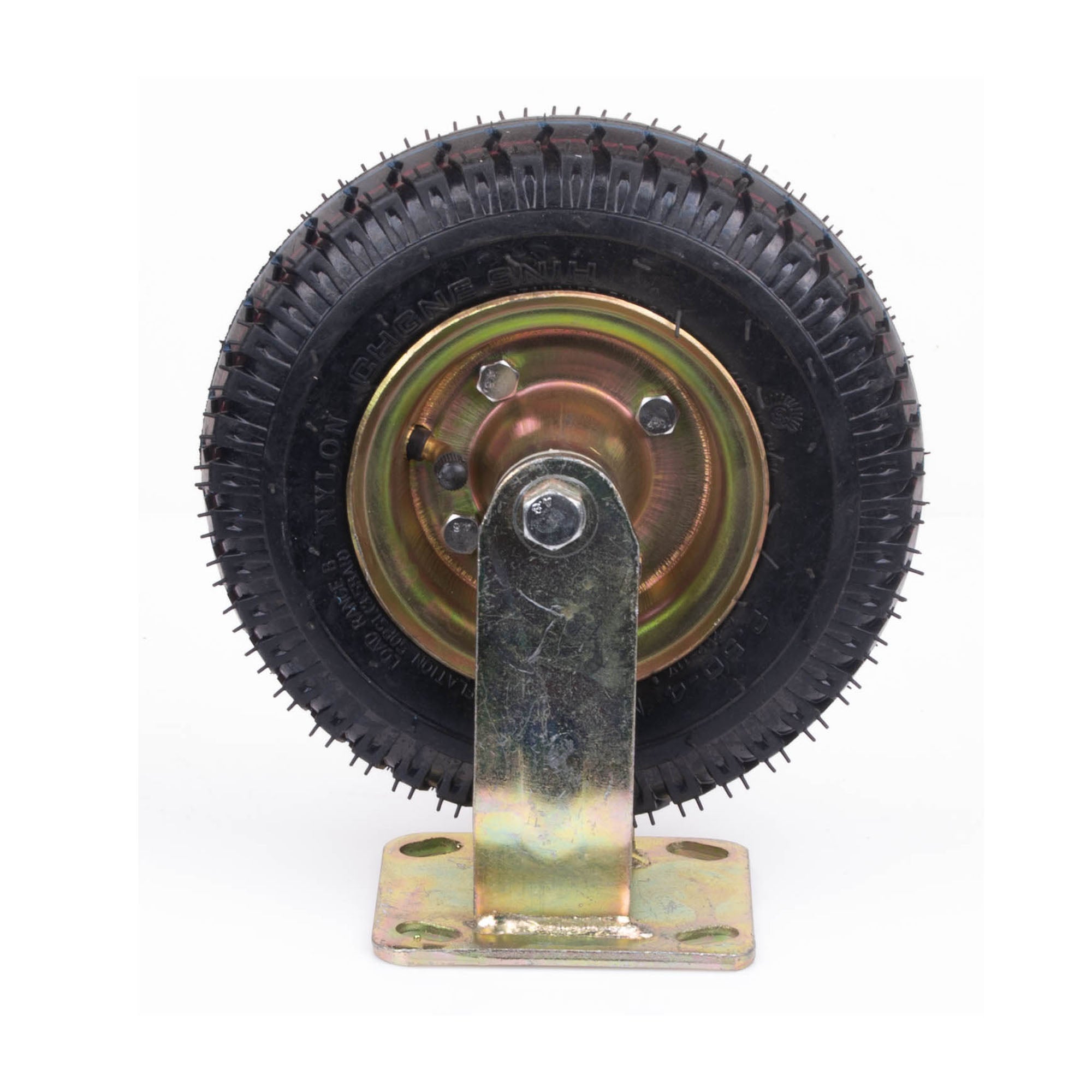 8 Inch Fixed Castor Caster Pneumatic Tyres Tyre Wheel Trolley Cart Wheelbarrow V324-1X8ININFTYRE-FX