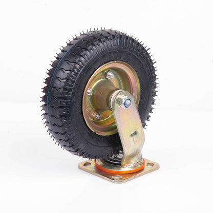8 Inch Swivel Castor Caster Pneumatic Tyres Tyre Wheels Trolley Cart Wheelbarrow V324-1X8ININFTYRE-SW