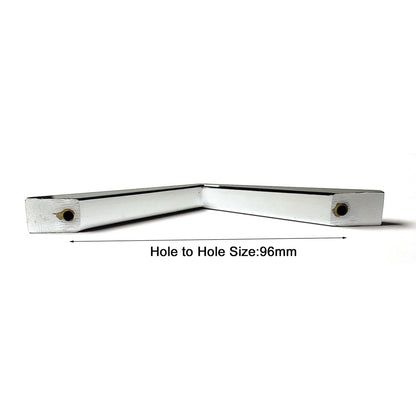 96MM Silver Zinc Alloy Kitchen Nickel Door Cabinet Drawer Handle Pulls V324-2012WH-96