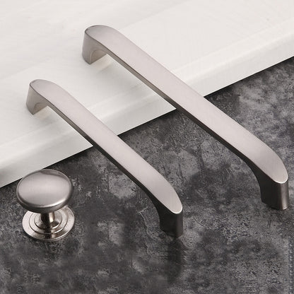 Brushed ZINC Kitchen Door Cabinet Drawer Handle Pulls 128MM V324-2024-128