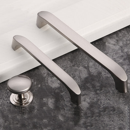 Brushed ZINC Kitchen Door Cabinet Drawer Handle Pulls 96MM V324-2024-96