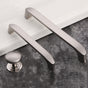 Brushed ZINC Kitchen Door Cabinet Drawer Handle Pulls 96MM V324-2024-96