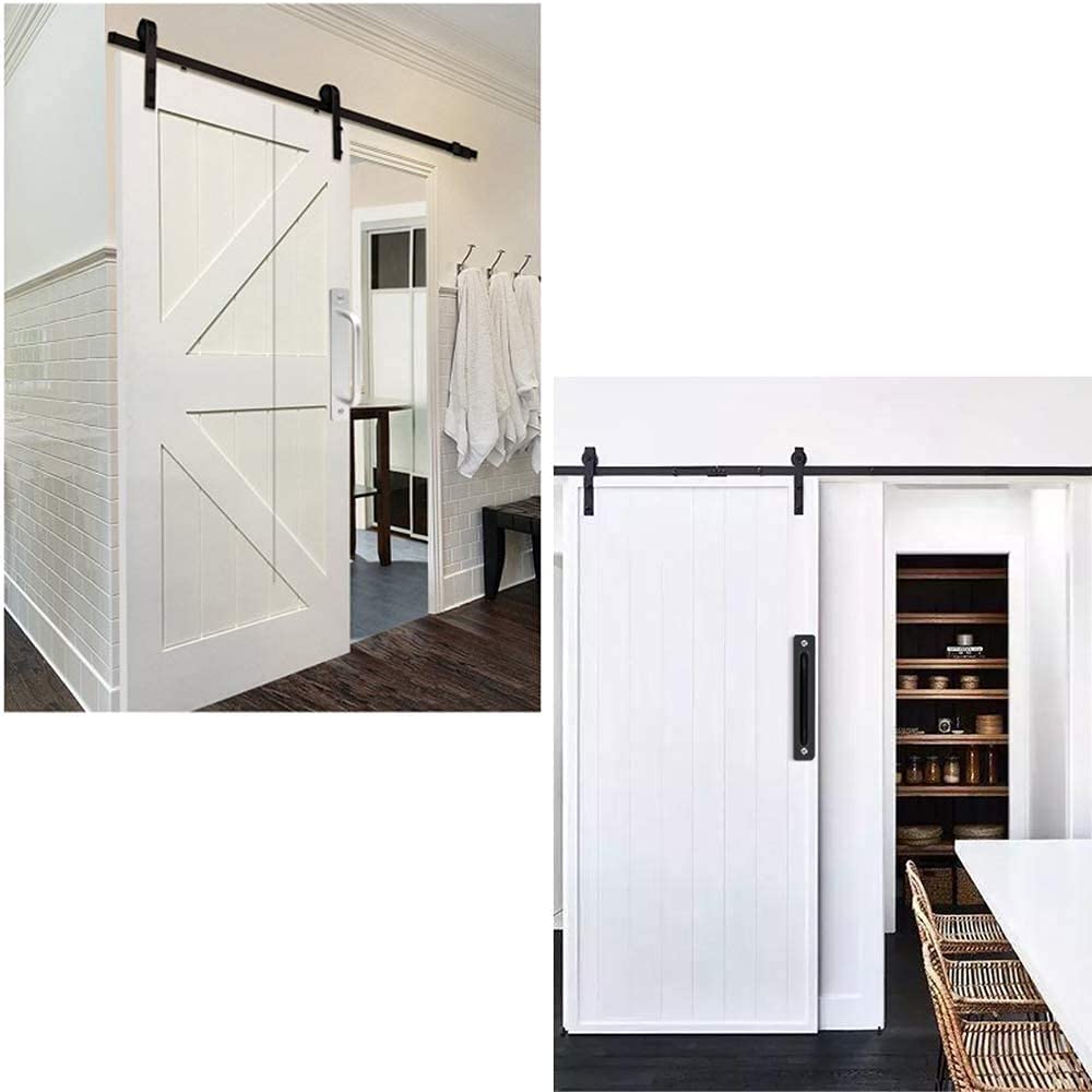 Barn Door Handle Sliding Door Pull Cabinet Door Handles Drawer knobs Kitchen Handles Hardware V324-206BK-192