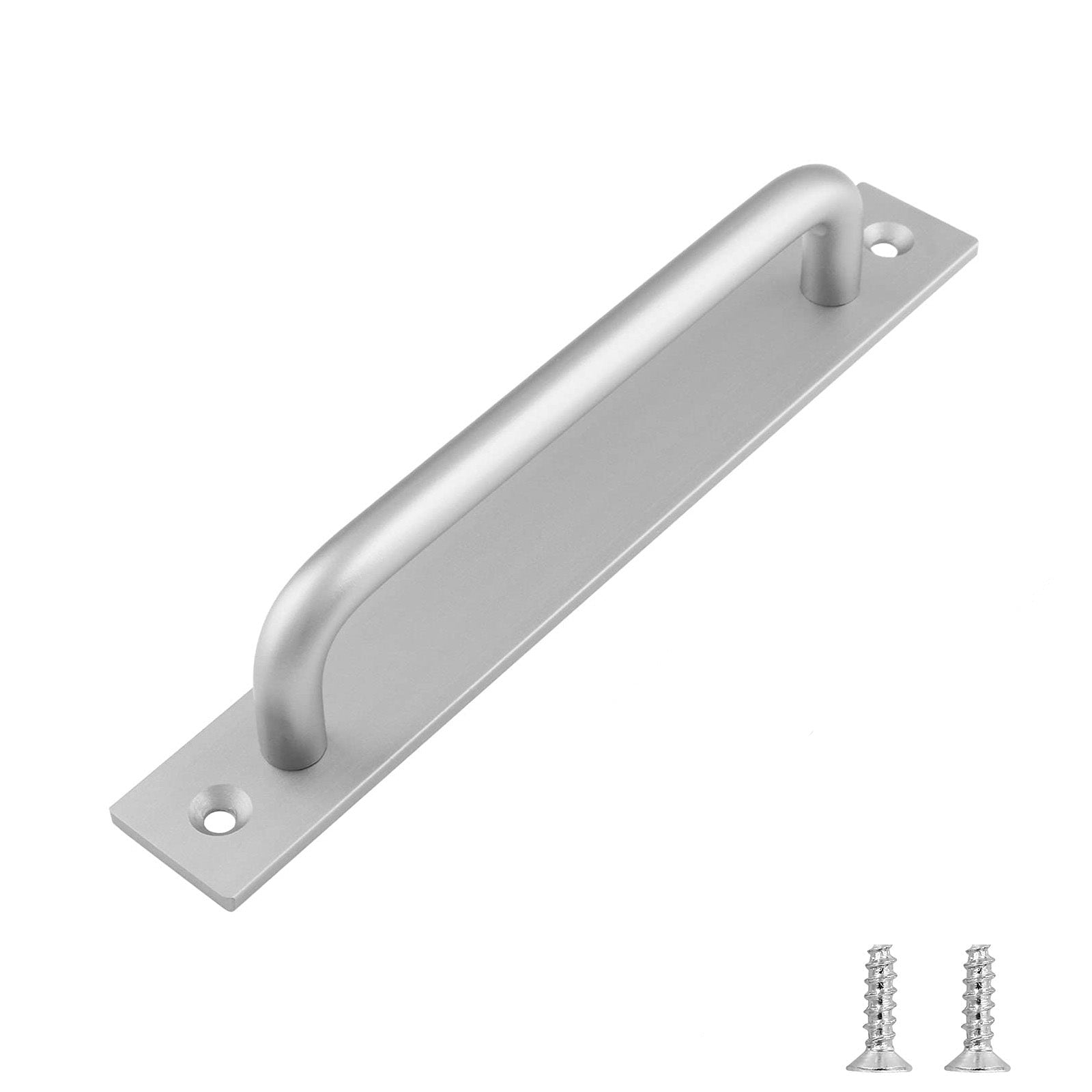 Barn Door Handle Sliding Pull Cabinet Door Handles Drawer knobs Kitchen Handles Silver V324-206SI-192