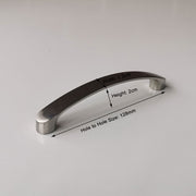 Brushed Nickel Kitchen Door Cabinet Drawer Handle Pulls 128MM V324-2304-128