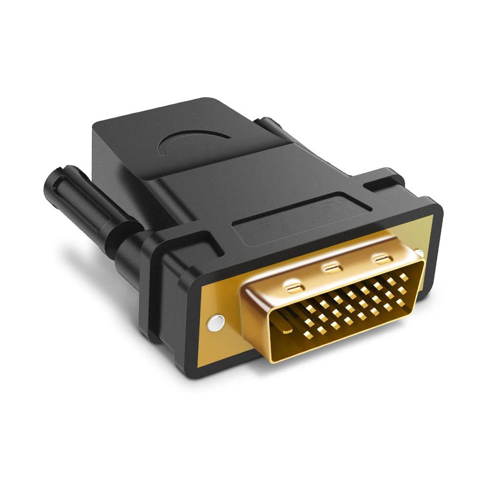 DVI-D 24+1 Male to HDMI Female Adapter Converter Gold Plated Support 1080P V324-24+1-A