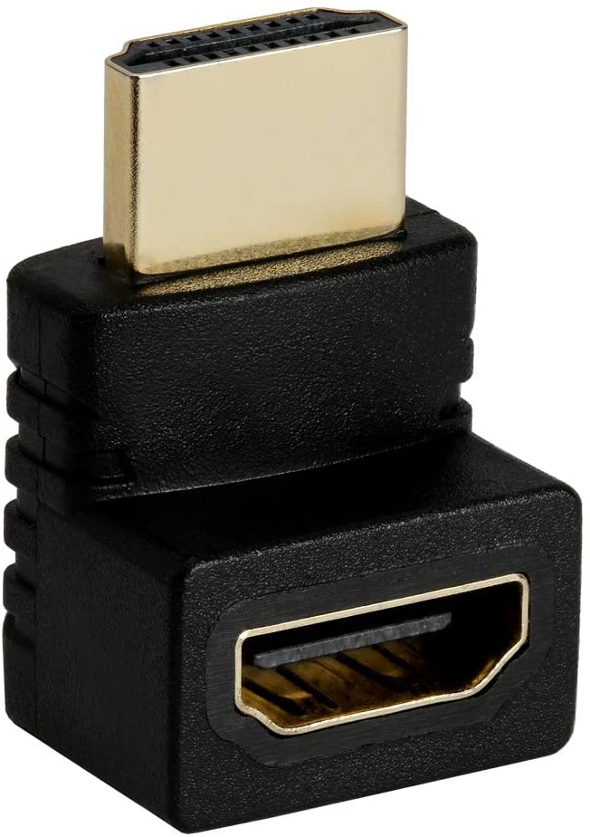 Right Angle 270 Degree HDMI Male to Female Plug Play Connector Adapter joiner V324-270HDMI