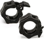 2Pcs 1in / 25mm Dumbbell Clamps Barbell Clamps Collars Clips Bar Plates Collar Clips Black V324-2XBARBCLAMP-25BK