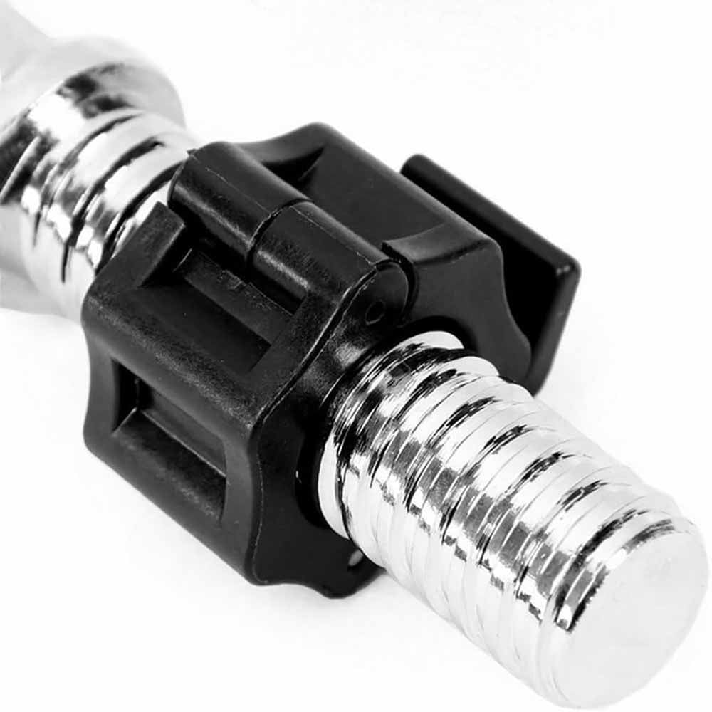 2Pcs 1in / 25mm Dumbbell Clamps Barbell Clamps Collars Clips Bar Plates Collar Clips Black V324-2XBARBCLAMP-25BK