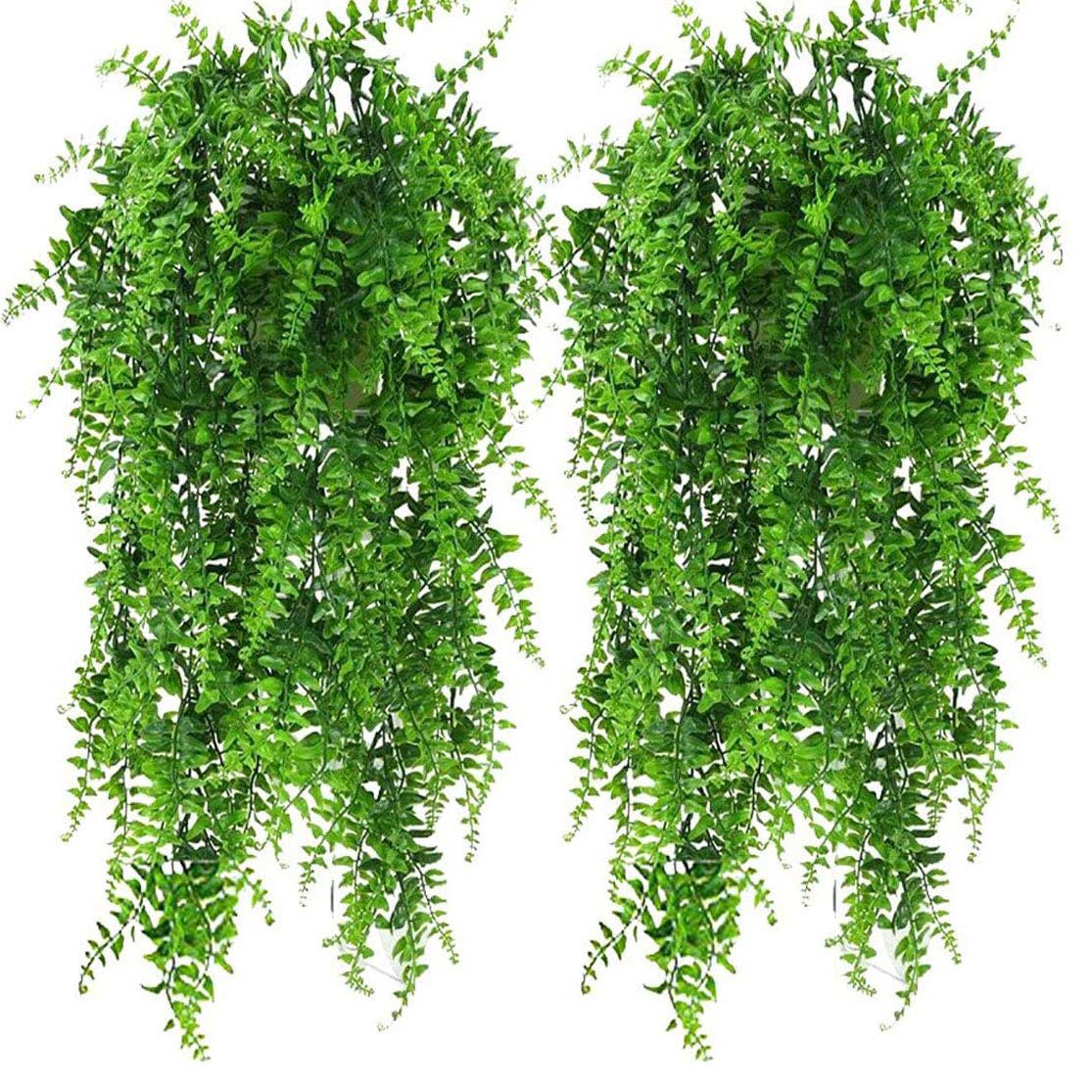 2 Pack 76cm Fake Plants Faux Artificial Eucalyptus Plants Home Garden Window Office Wedding Decoration V324-2XFK-POS75CM