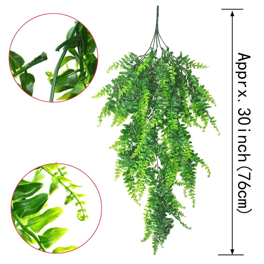 2 Pack 76cm Fake Plants Faux Artificial Eucalyptus Plants Home Garden Window Office Wedding Decoration V324-2XFK-POS75CM