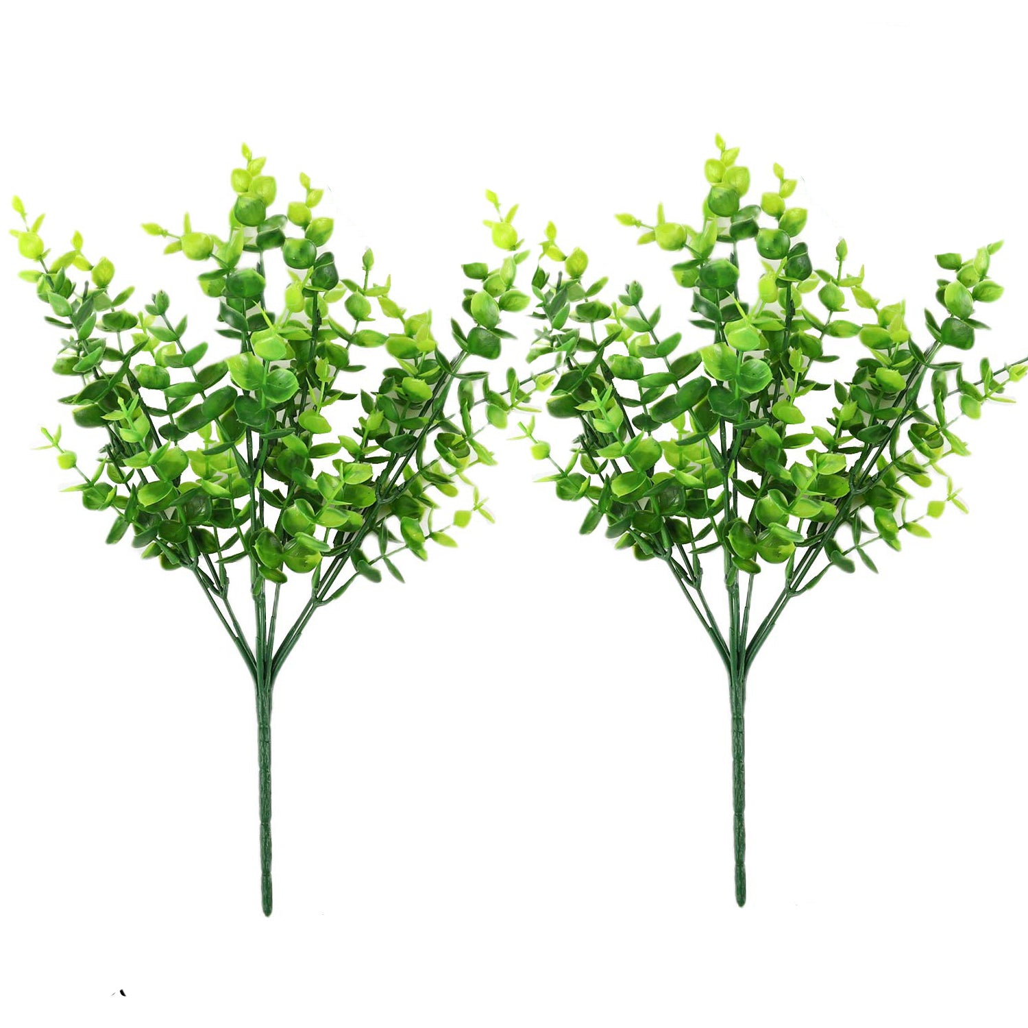 2 Pack Fake Plants Faux Artificial Eucalyptus Plants Home Garden Window Office Wedding Decoration V324-2XFK-YJL735