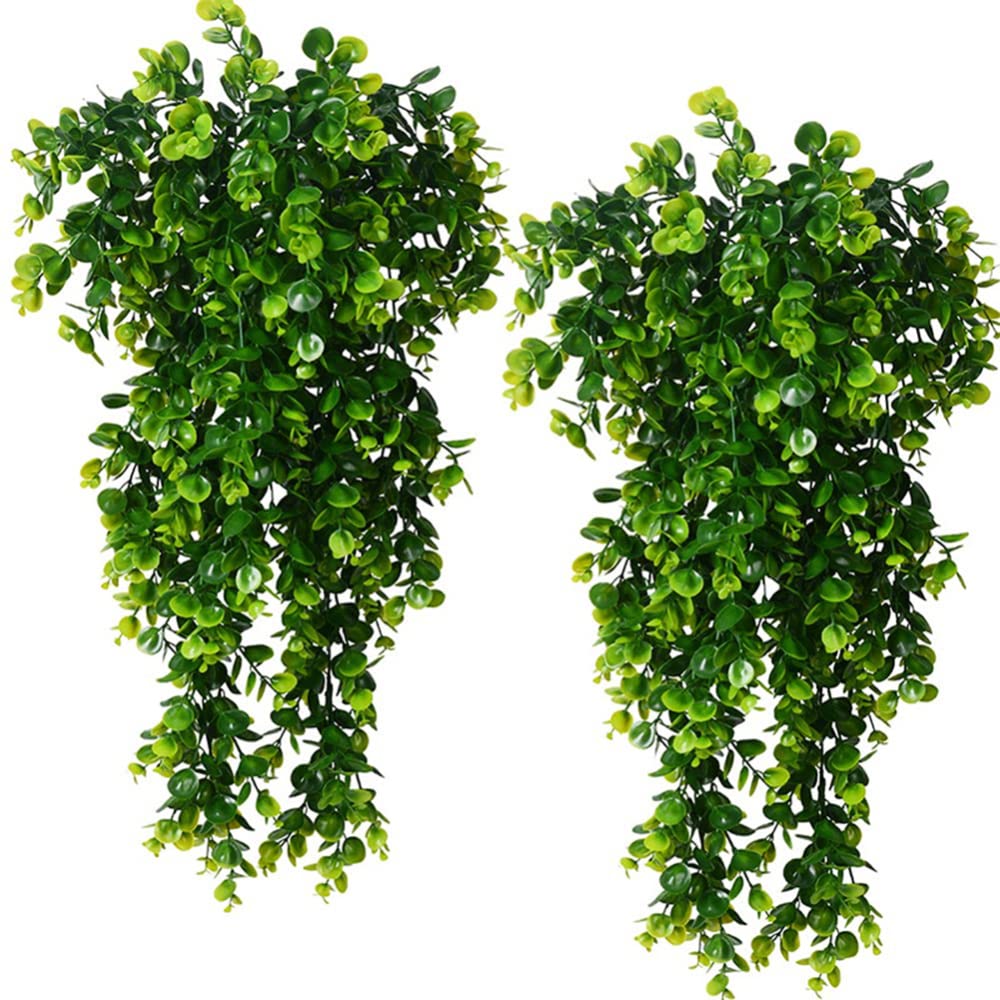 2 Pack 76cm Artificial Eucalyptus Plants Fake Plants FauxHome Garden Window Office Wedding Decoration V324-2XFK-YJLHAN
