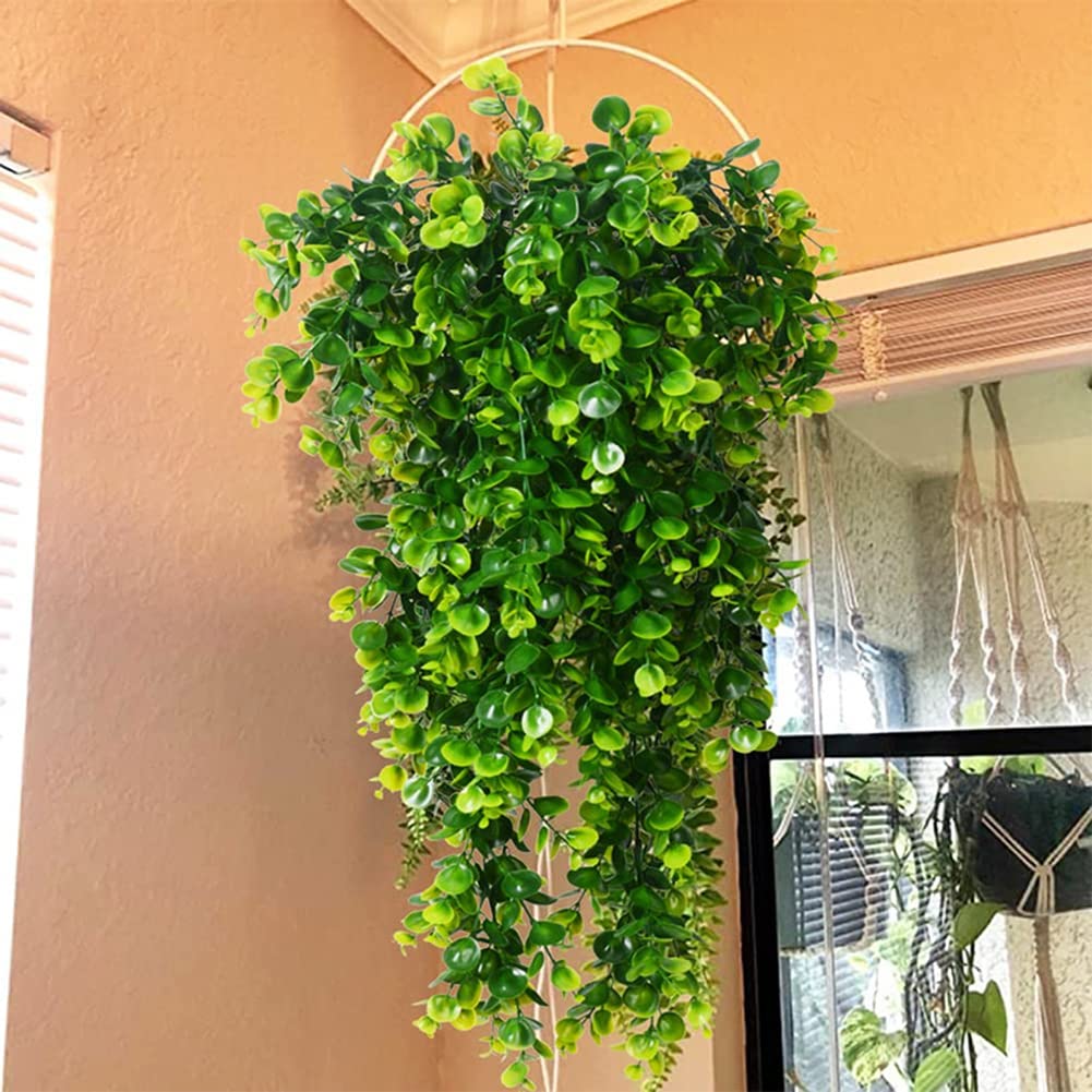2 Pack 76cm Artificial Eucalyptus Plants Fake Plants FauxHome Garden Window Office Wedding Decoration V324-2XFK-YJLHAN
