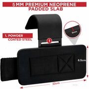 Pair Weight Lifting Hooks Straps Grip Wrist Wrap Support Powerlifting Deadlift Pull Up V324-2XFT-HOOKBK