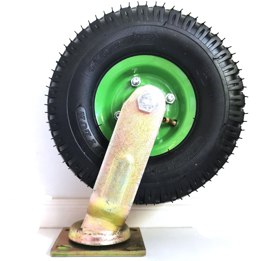 10Inch Swivel Castor Caster Pneumatic Tyres Tyre Wheels Trolley Cart Wheelbarrow V324-350-SW