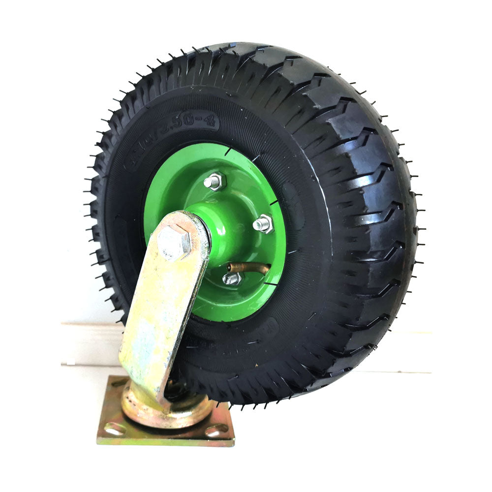 10Inch Swivel Castor Caster Pneumatic Tyres Tyre Wheels Trolley Cart Wheelbarrow V324-350-SW