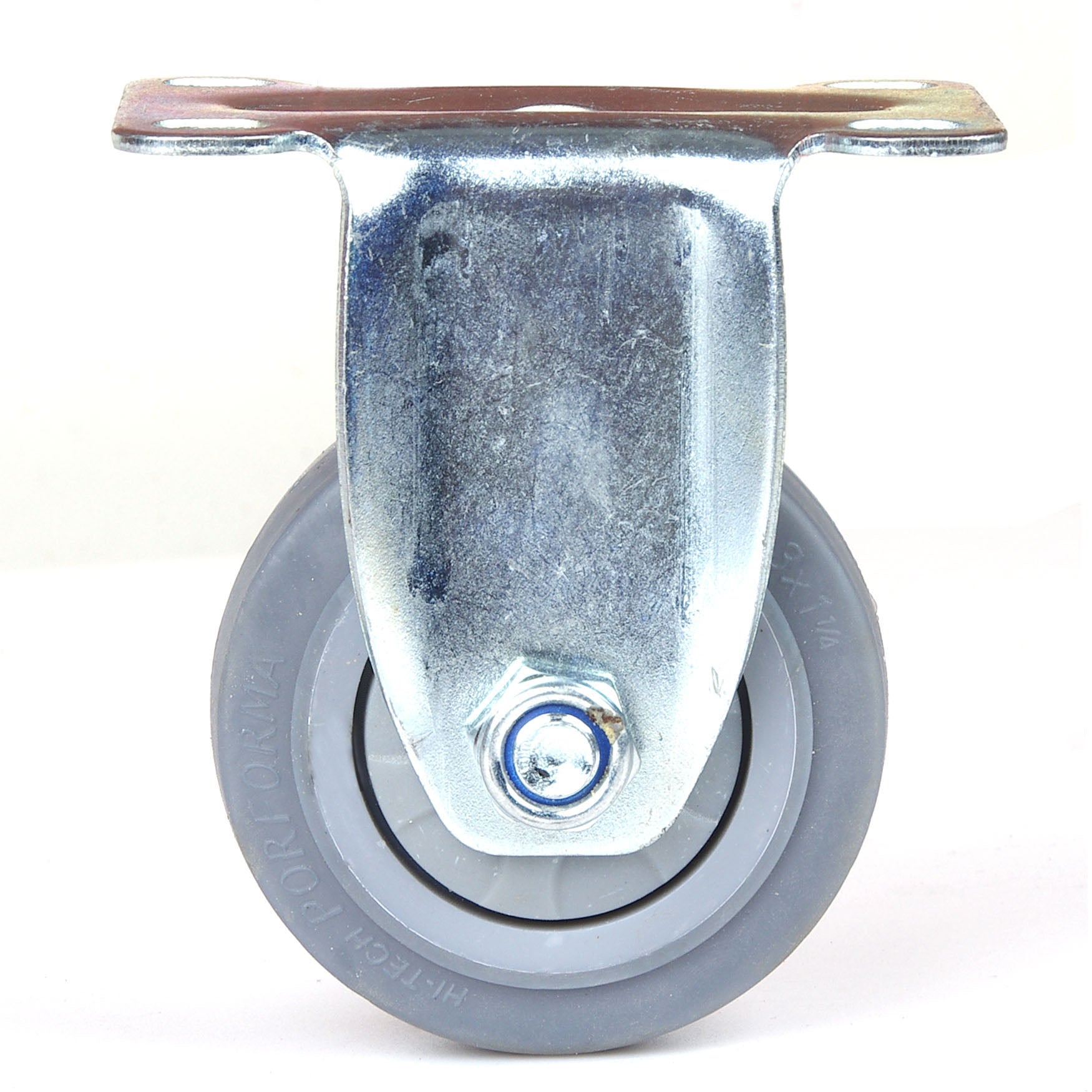 4 inch Heavy Duty Caster Wheels Fixed Casters Castor Wheels Cart Furniture Workbench V324-4IN-GREY-WHEEL-FX