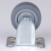 4 inch Heavy Duty Caster Wheels Fixed Casters Castor Wheels Cart Furniture Workbench V324-4IN-GREY-WHEEL-FX