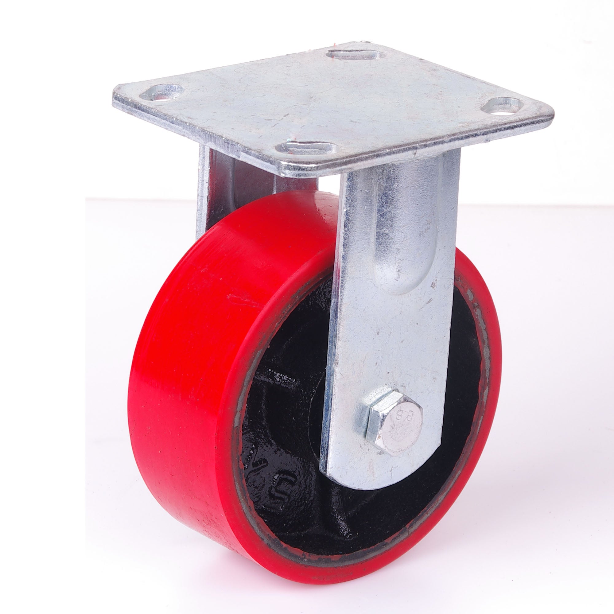 4x 5 inch Industrial 2000KG Swivel Brake Locking Caster Castor Wheels Casters 2x swivel 2x fixed Furniture V324-4X-5IN-RD-WHEEL