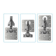 4 Pcs Kitchen Cupboard Door Cabinet Hinges Repair Plate Brackets Kit Fixing Screws V324-4X-HINGEPLATE