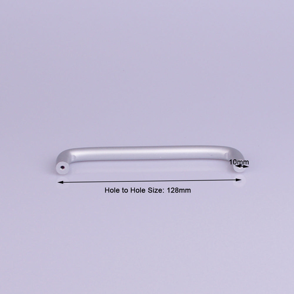Aluminium Kitchen Cabinet Handles Drawer Bar Handle Pull 128mm V324-5704-128