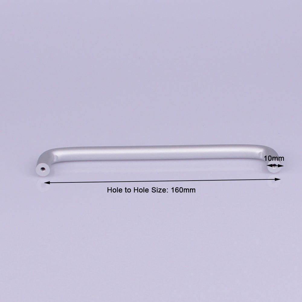 Aluminium Kitchen Cabinet Handles Drawer Bar Handle Pull 160mm V324-5704-160