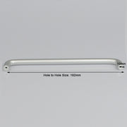 Aluminium Kitchen Cabinet Handles Drawer Bar Handle Pull 192mm V324-5704-192