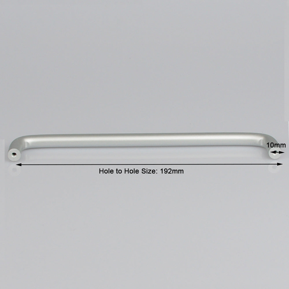 Aluminium Kitchen Cabinet Handles Drawer Bar Handle Pull 192mm V324-5704-192