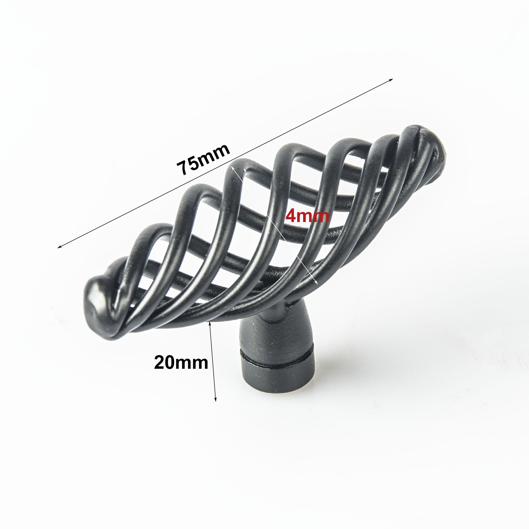Iron-nickel alloy Kitchen Door Cabinet Drawer Handle Pulls T bar V324-5805-T